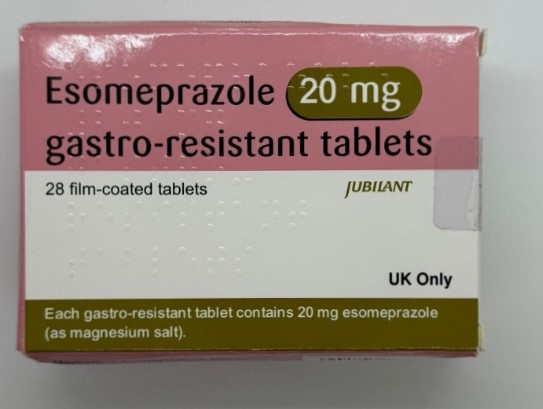 ESOMEPRAZOLE G/R CAPS 20MG 28