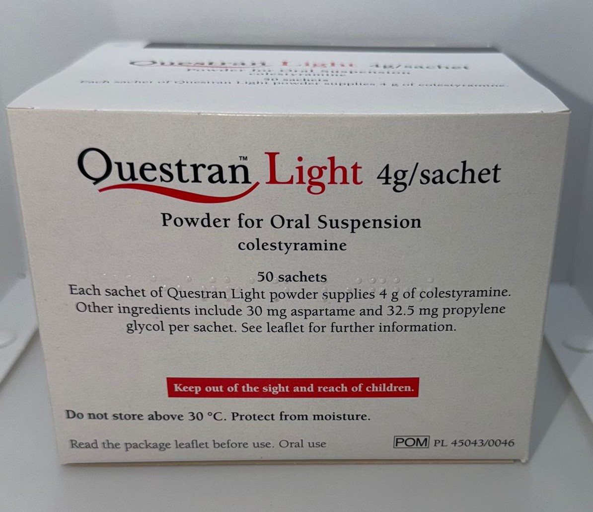 QUESTRAN LIGHT PDR 4G 825 (COLESTYRAMINE 4G)  50