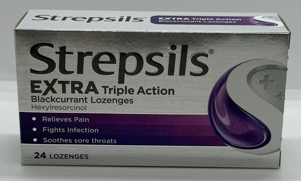 STREPSILS EXTRA BLACKCURRANT 24'S
