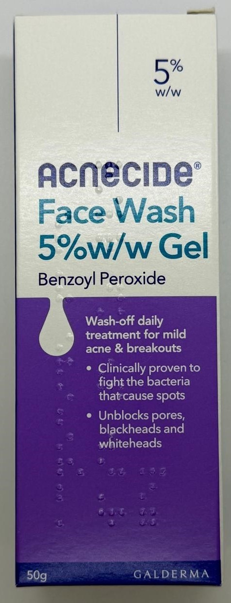 ACNECIDE FACE WASH TREATMENT  50G