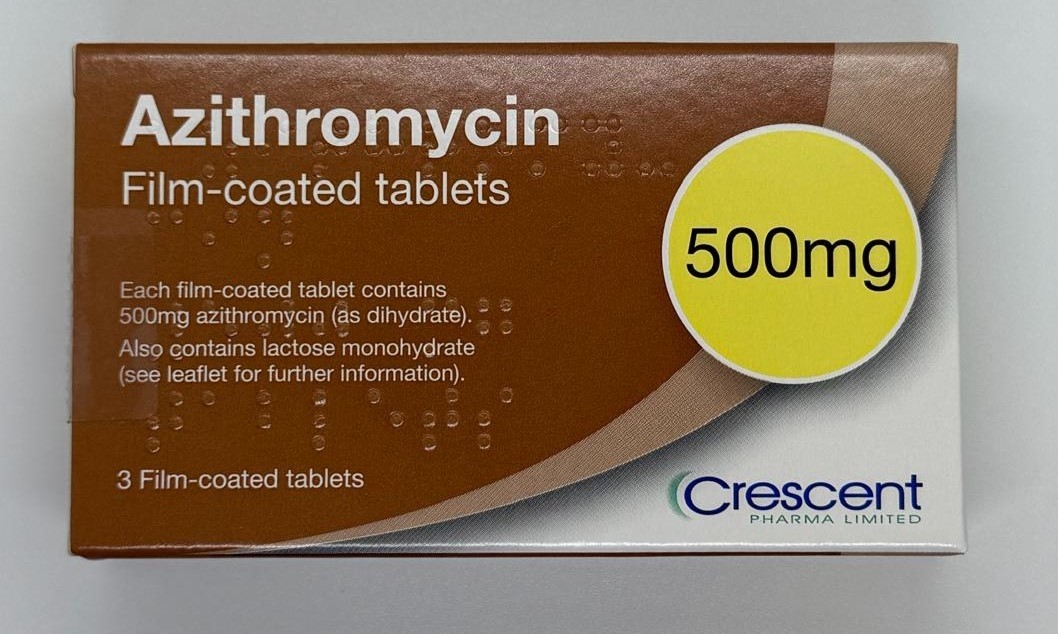 AZITHROMYCIN TABLET 500MG 3'S