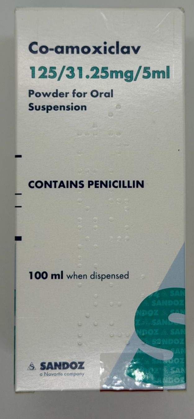 AMOXICILLIN SF 125MG/5ML ALM 100ML