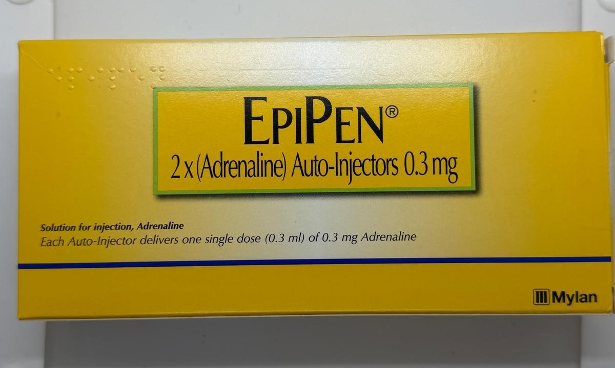 Epipen UK Line (Adrenaline Injection) 0.3 mg auto-injector