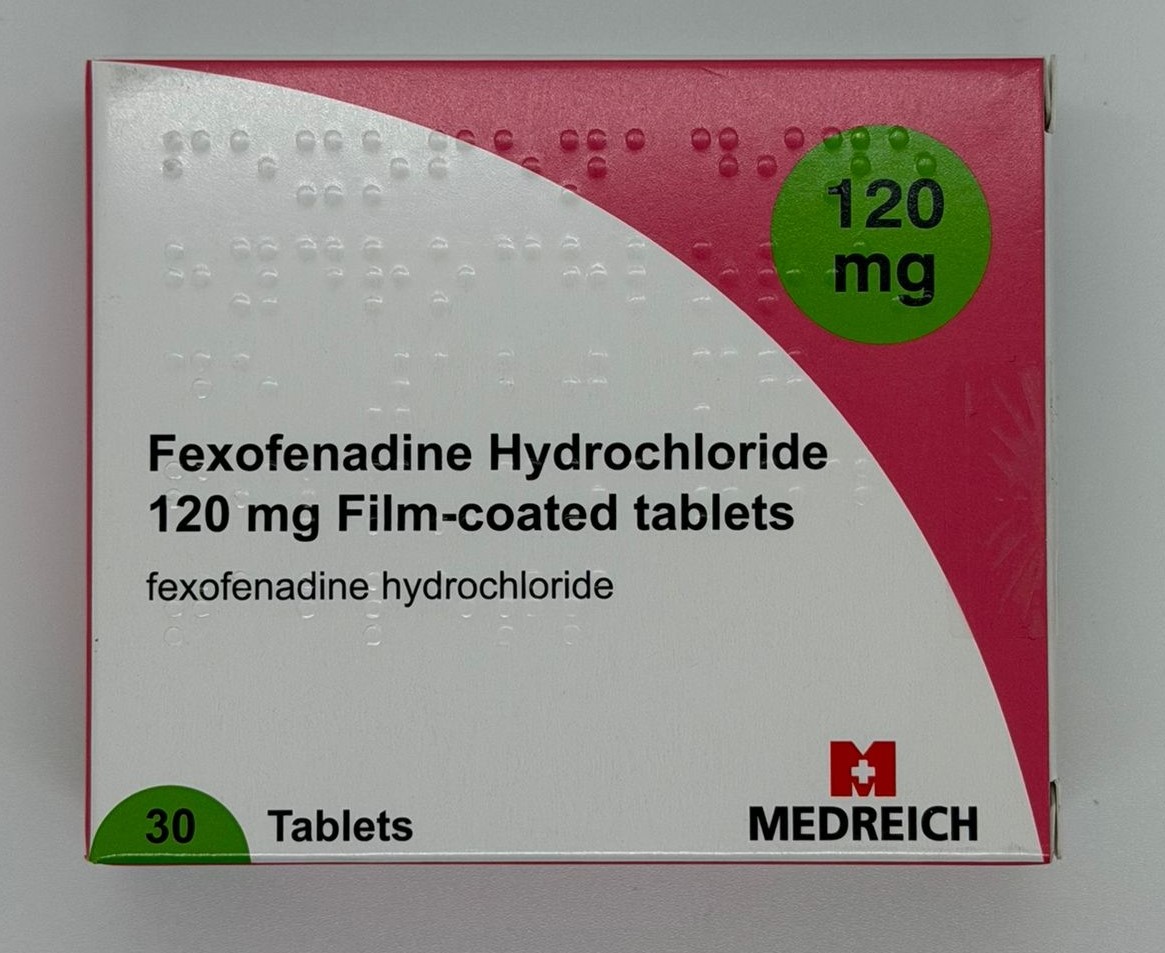 FEXOFENADINE TAB 120MG 30