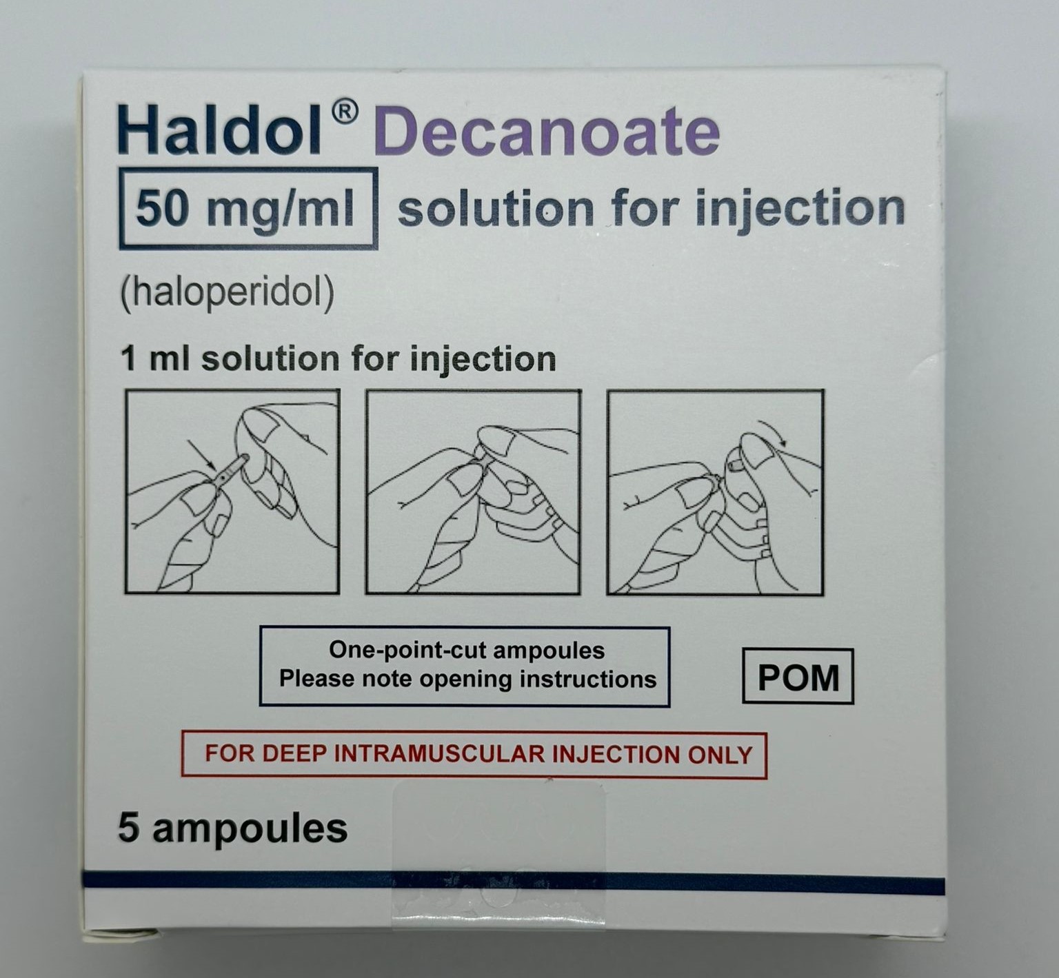 HALDOL DECANOATE 50MG/1ML AMP