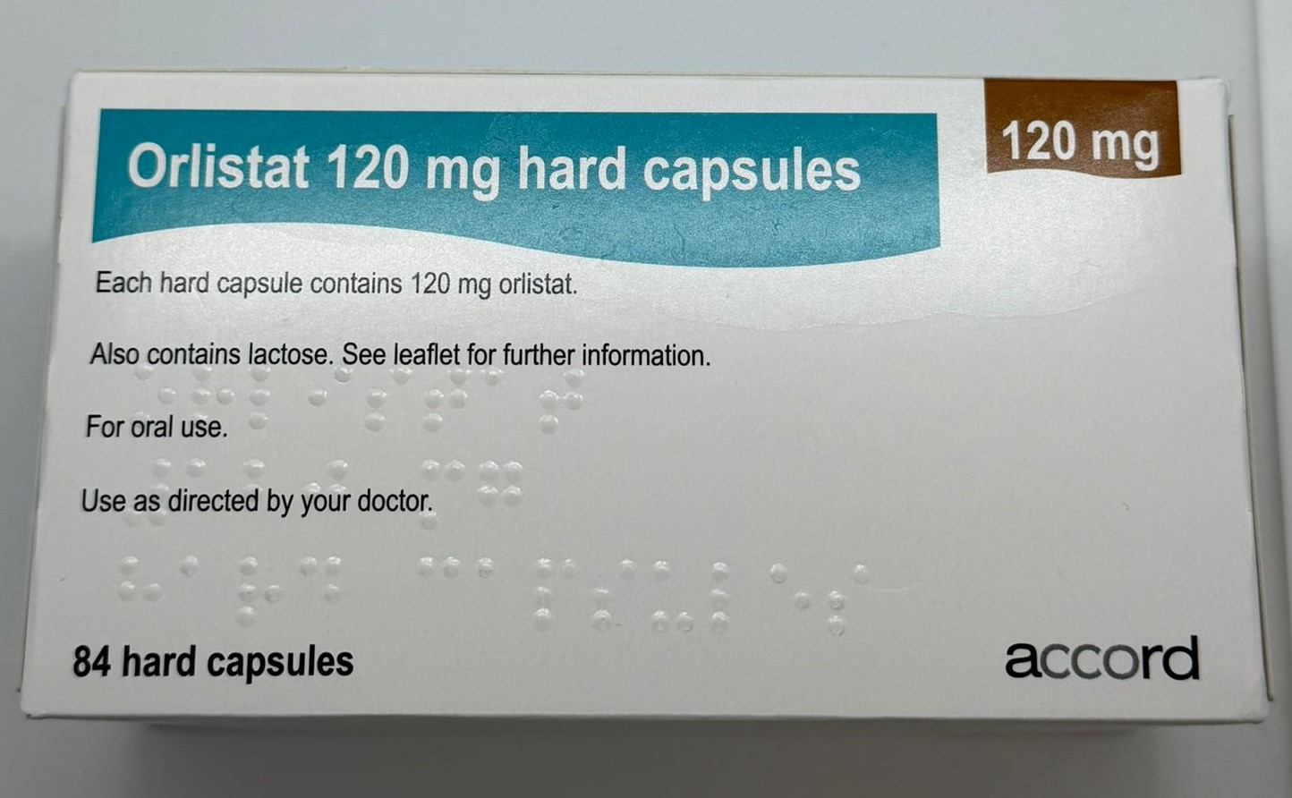 ORLISTAT CAPSULES 120MG [TRI] 84