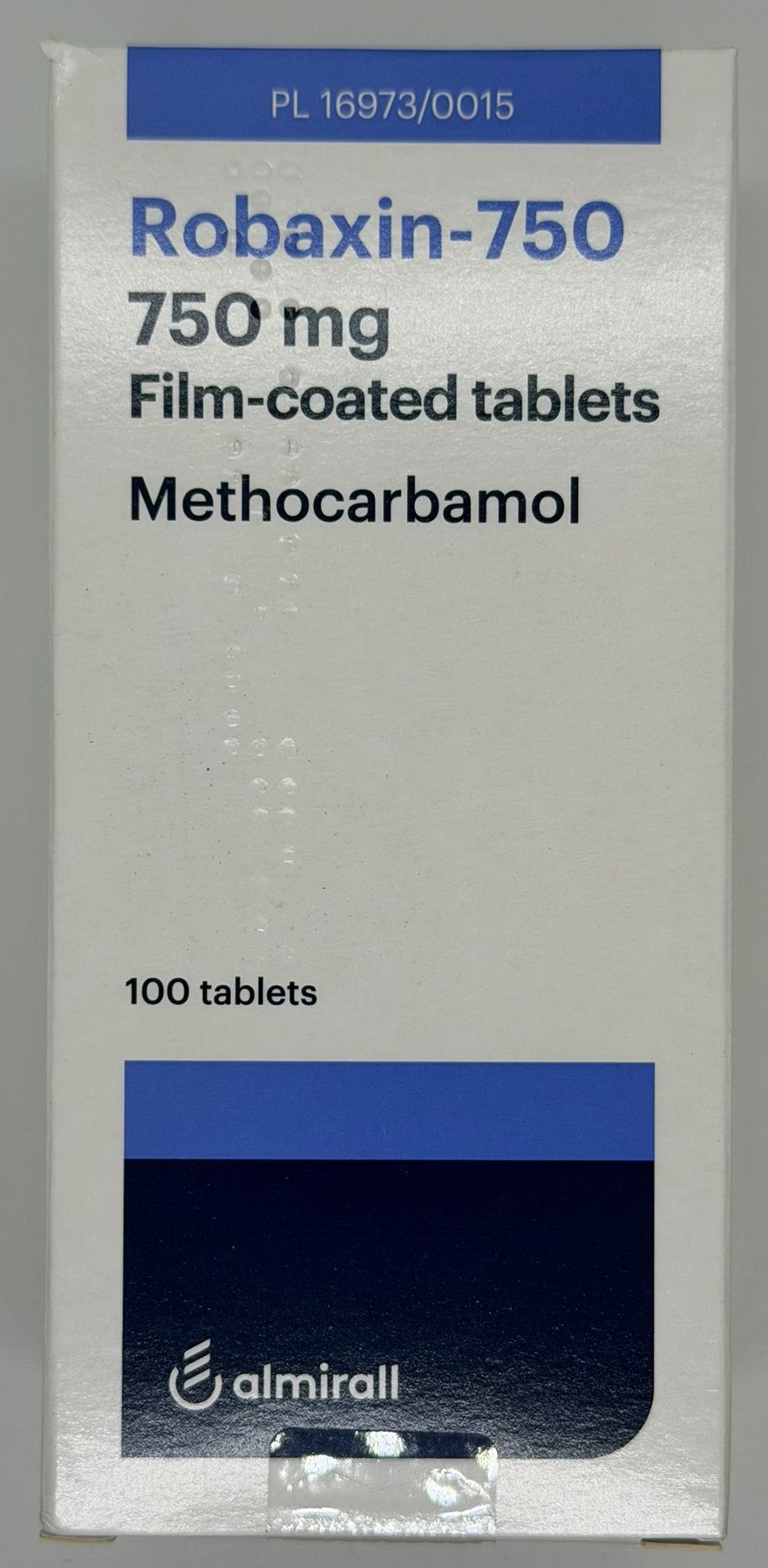 ROBAXIN TAB 750MG 100
