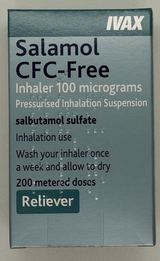 SALBUTAMOL CFC FREE INHALER 100MCG [TRI] 200
