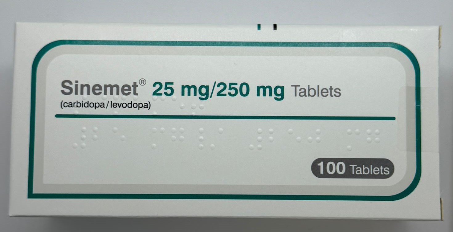 SINEMET TAB 250/25MG 100
