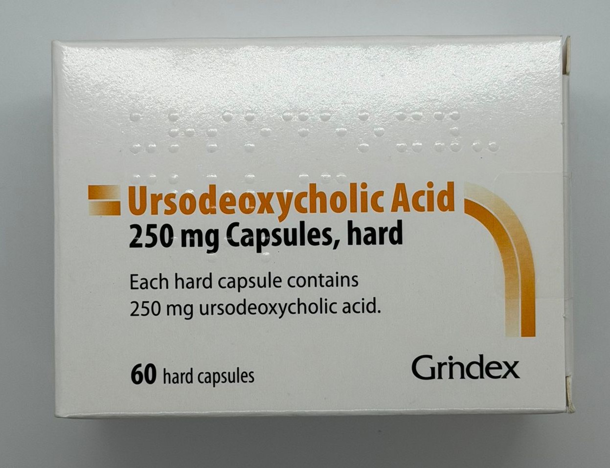 URSODEOXYCHOLIC ACID CAP 250MG [GRINDEX] 60
