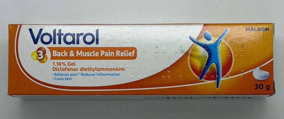 VOLTAROL BACK&MUSCLE PAIN GEL
