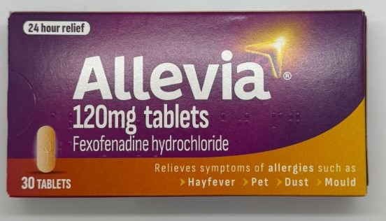 ALLEVIA 120MG [FEXOFENADINE] TABS 30