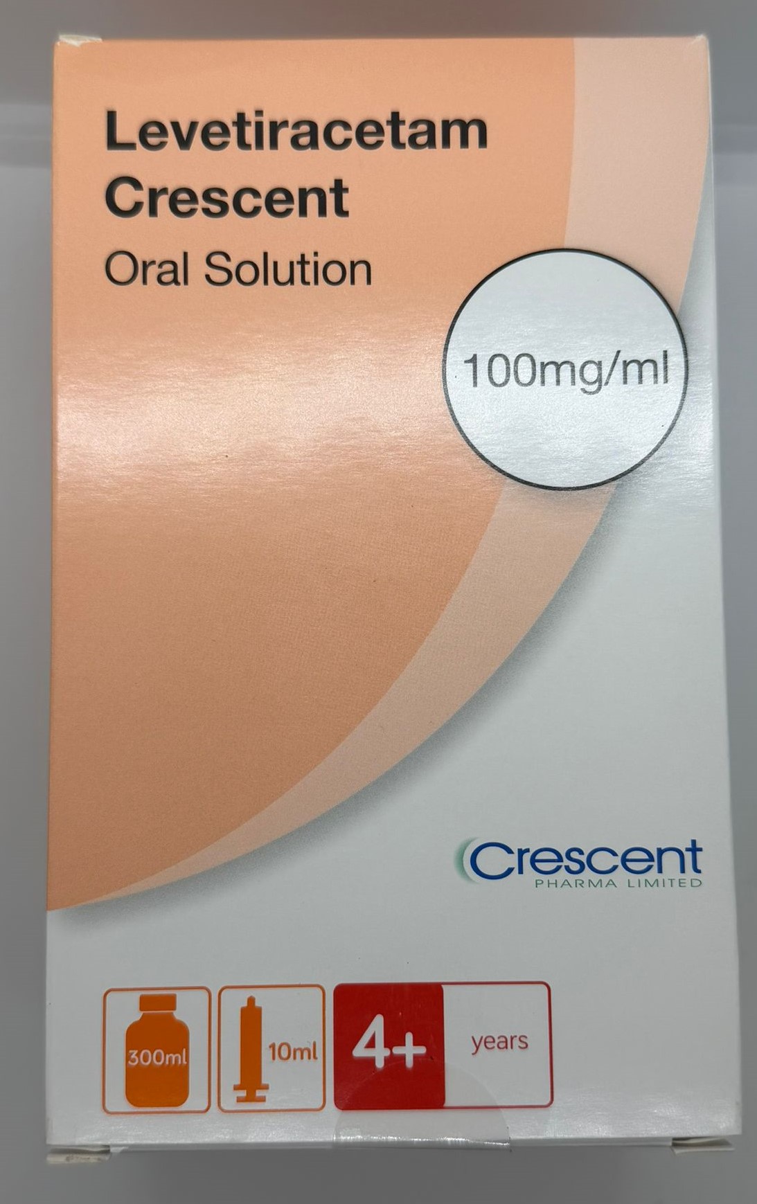 LEVETIRACETAM O/SOL 100MG/ML 300ML CRESCENT